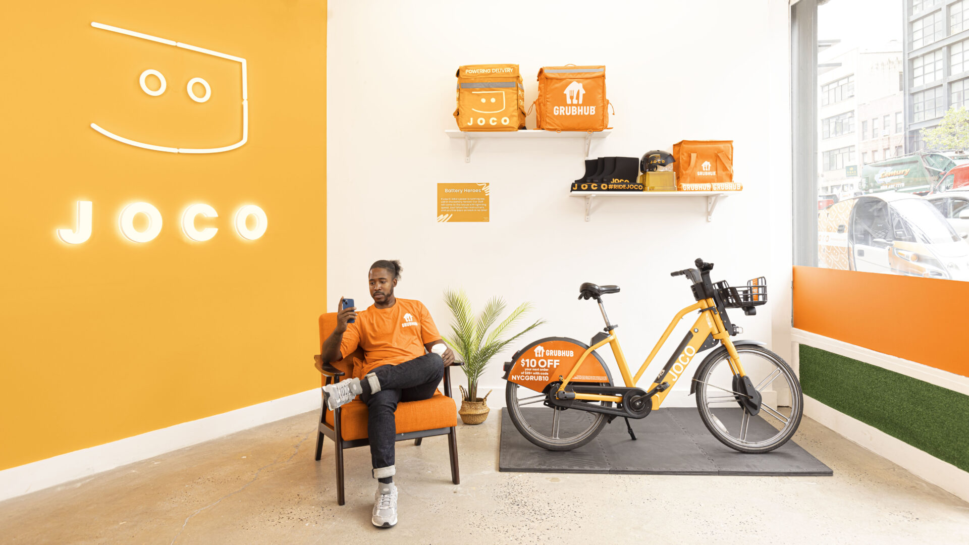 Grubhub And JOCO Officially Open Hub For Delivery Workers In NYC - Grubhub